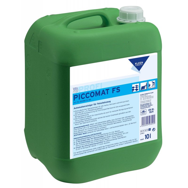 Kleen Piccomat FS 1L / 10L do czyszczenia twardych, chropowatych i mikroporowatych powierzchni