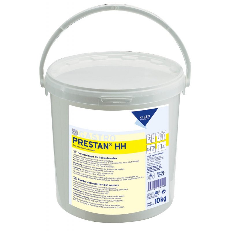 Kleen Prestan HH 10 kg proszek do zmywarek na bazie chloru